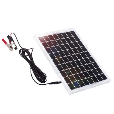 10w Pequenos painéis solares portáteis 340 X 240 X 17mm 10 Watt Painel solar monocristalino