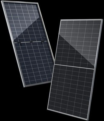 380 Watt 10,50A Painéis solares bifaciais 380W Painel solar quadro preto