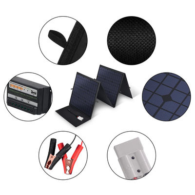 Painel solar dobrável à prova d'água de 120 W