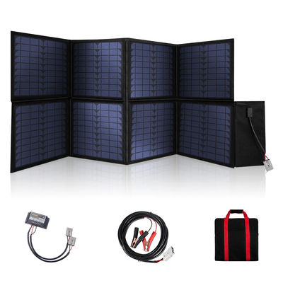 Painéis solares dobráveis monocristalinos de 120W com suporte perfeito para acampar ao ar livre