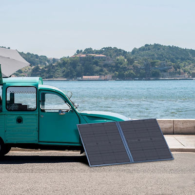 Painéis solares portáteis de 100 W para acampamento