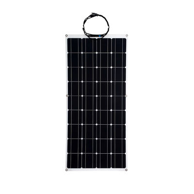 Panela solar semiflexível de 100w 12v para carros e barcos
