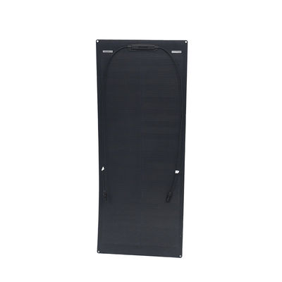 ETFE Superficie 100W Painel Solar Flexível Negro para Off Grid