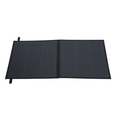 100W cobertor solar dobrável para acampar com suporte