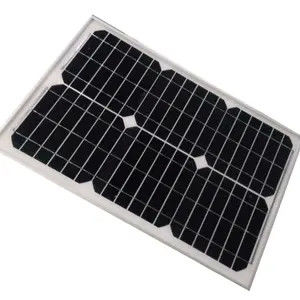 Painel solar monocristalino de 30 W Bi painéis solares para carregamento de baterias de 12 V fora da rede